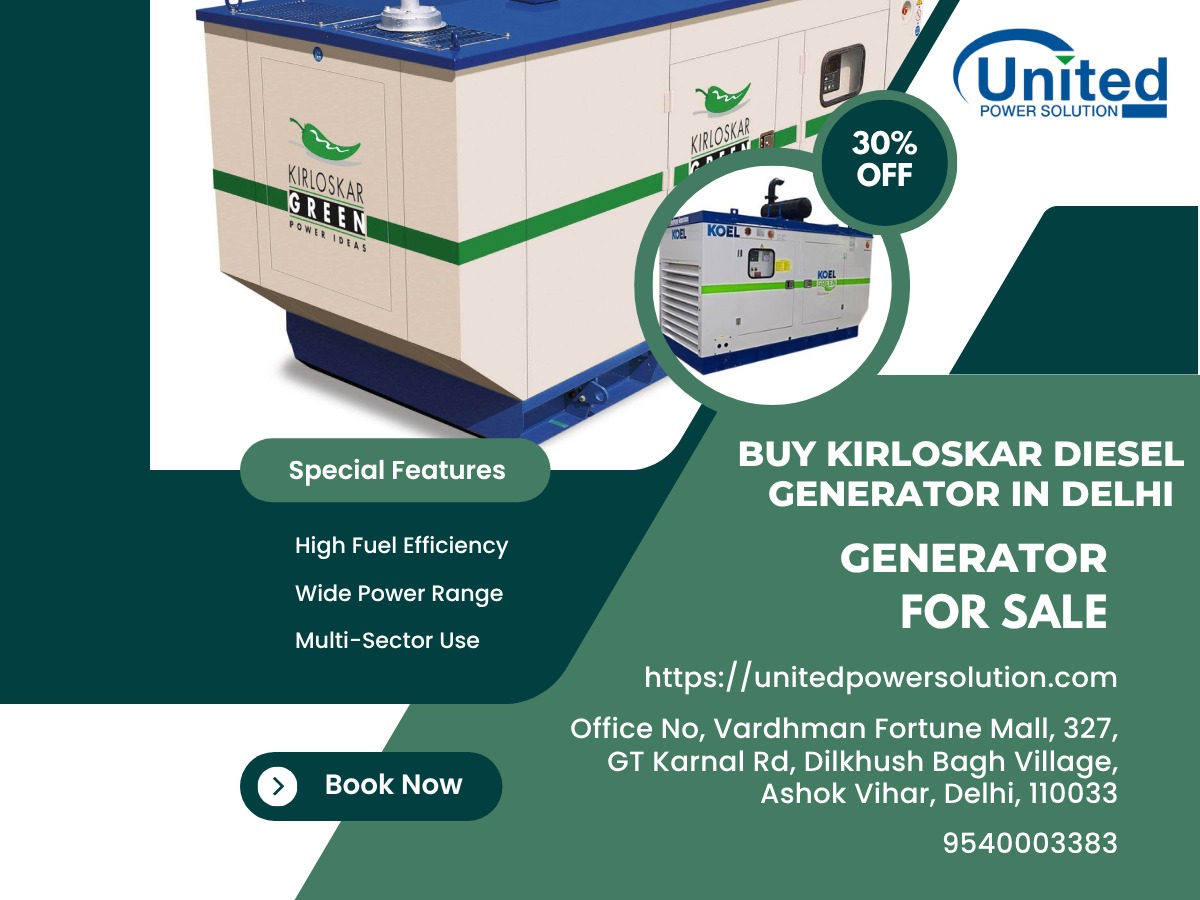 Buy Kirloskar diesel Generator Delhi