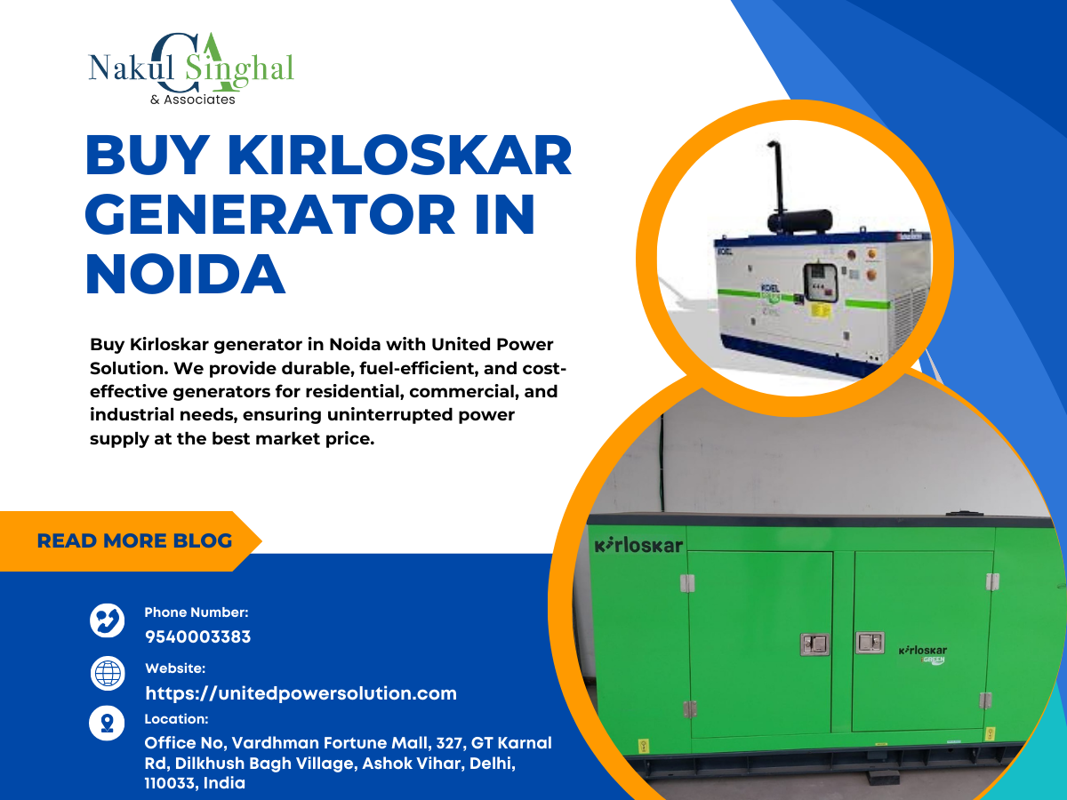 Buy Kirloskar Generator  in Noida