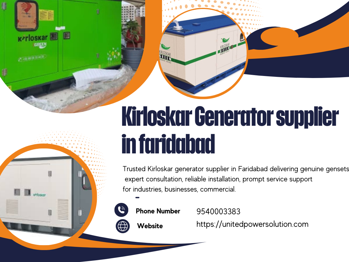 Kirloskar Generator supplier in Faridabad