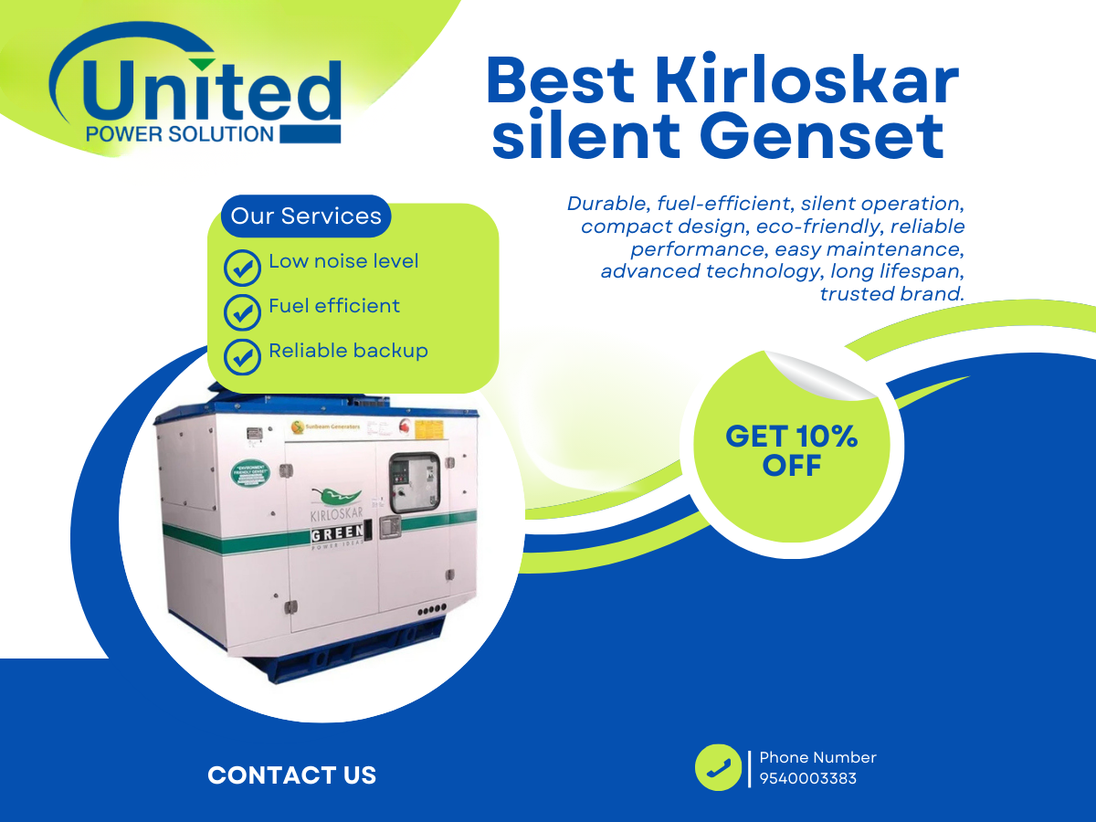 Best Kirloskar silent Genset