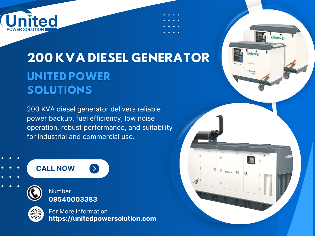 Buy 200 KVA Diesel Generator